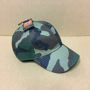 NEWHATTAN ウッドランドカモ キャップ 迷彩 グリーン WOODLAND CAMO カモフラ ニューハッタン ロータイプ ツイルコットン 帽子☆