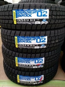 【送料無料】ダンロップ ウィンターマックス02 WM02 175/70R14 84Q 新品4本セット 2021年製 ◆お買い得◆フィット ヤリス シエンタ ポルテ