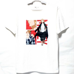 特価/未使用【サイズ=М】東京リベンジャーズ/メンズ/半袖/Tシャツ/胸囲=88~96cm/white