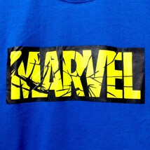 特価/未使用【サイズ=L】MARVEL/マーベル/メンズ/半袖/Tシャツ/胸囲=96~104cm/royal.blue_画像2