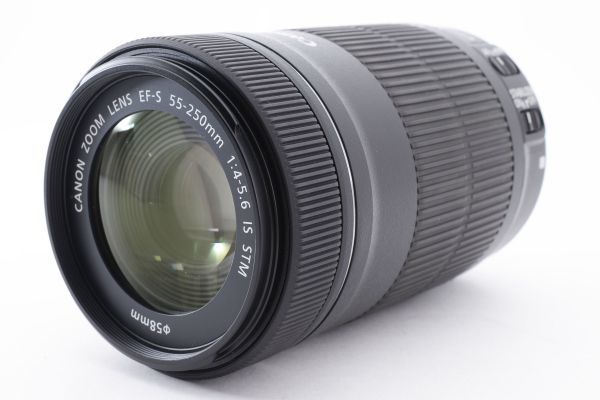 b117☆極上美品☆ Canon キヤノンEF-S 55-250mm F4-5.6 IS STM