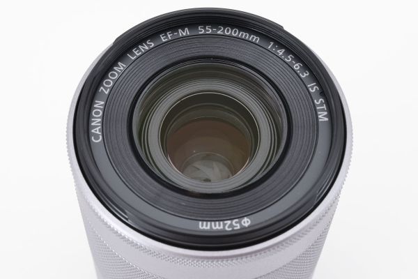 b536☆極上美品☆ Canon キャノンEF-M 55-200mm F4.5-6.3 IS STM