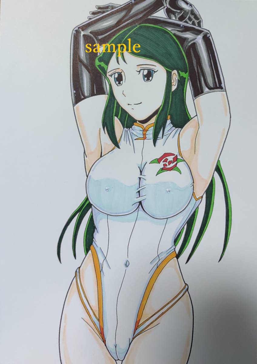 Illustrations included OK Giant Robo THE ANIMATION -The Day the Earth Stood Still Ginsuzu Competitive Swimsuit / Doujin Hand-drawn Illustration Fan Art Fan Art, comics, anime goods, hand drawn illustration