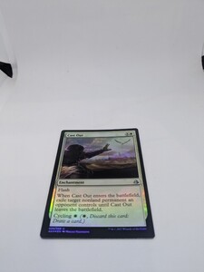 MTG　【JP】【Foil】《排斥/Cast Out》[AKH] 白U　凹みあり