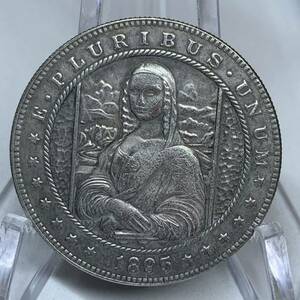 WX803流浪幣 モナリザ 天眼 鷹紋 外国硬貨 貿易銀 海外古銭 コレクションコイン 貨幣 重さ約25g