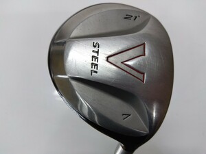 ★FW TaylorMade テーラーメイド V STEEL 21度 7W flex:R M.A.S.2 FW ULTRALITE メンズ右　Vスチール