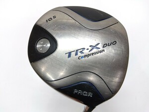 1W PRGR プロギア TR-X Duo COMPRESSION TR-Xブルー 10.5度 M-43(S) I.N.S.P.E.C メンズ右　デュオブルードライバー