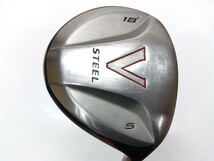 ★FW TaylorMade テーラーメイド V STEEL 18度 5W flex:S Diamana 'ahina 60x5ct メンズ右 Vスチール ディアマナアヒナ_画像1