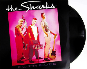 美盤 綺麗★ 廃盤 LP レコード ★ 超名盤 1st アルバム 1983年プレス ROCKHOUSE盤 THE SHARKS ★ 初期 サイコビリー ネオロカビリー Frenzy