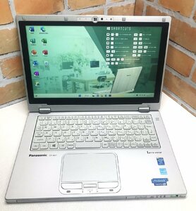 YNC45#ACアダプター付き レッツノート 使用少 タッチパネルCF-AX3EDCTS Corei5 SSD256 Windows11 Office2021