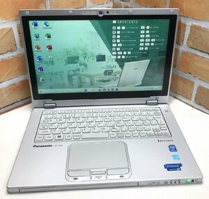 YNC47#ACアダプター付き レッツノート 使用少 タッチパネルCF-AX3EDCTS Corei5 SSD256 Windows11 Office2021