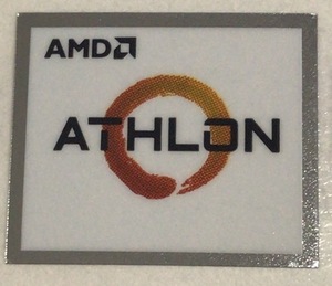 # new goods * unused #10 pieces set [AMD ATHLON] emblem seal [20*16.] free shipping * pursuit service attaching *P249