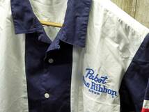 【y4959-A】送料270円～◆Pabst Blue Ribbon　パブストブルーリボン/半袖シャツ（M）◆検索ビールBEERテンダーロイン好きに_画像3