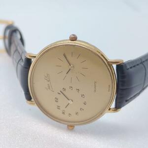 [ regular goods ] Jean ivuQZ two time zone round men's wristwatch 