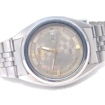 【正規稼働良品】 SEIKO 5 セイコーファイブ 腕時計 自動巻き デイデイト メンズ_画像1