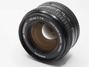 ★良品★ MINOLTA ミノルタ MD ROKKOR 50mm F1.4 #i2460