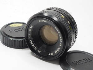 ★実用美品★ RICOH リコー XR RIKENON 50mm F2 和製ズミクロン ★完動品★ #i2868