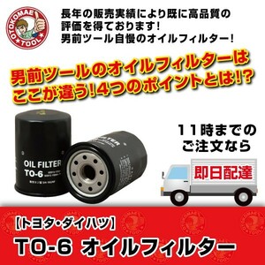 オイルフィルター TO-6　JAPAN MAX トヨタ・ダイハツ　オイルエレメント　オイル濾過