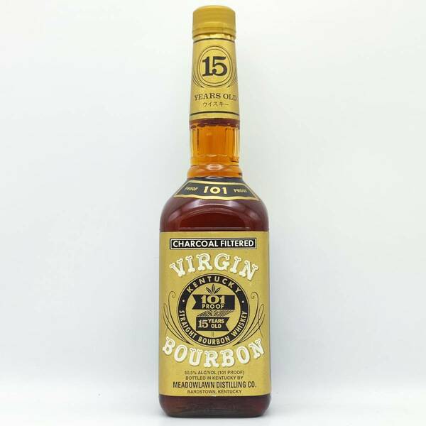 【全国送料無料】VIRGIN BOURBON 15years old KENTUCKY STRAIGHT BOURBON WHISKEY　50.5度　750ml【バージン ヴァージン バーボン 15年】