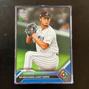 【49枚限定】2023 Topps Now WBC 日本代表 侍ジャパン ブルーパラレル ダルビッシュ有