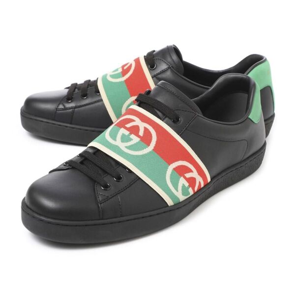 【タイムセール】GUCCI グッチ GGバンド スニーカー 26.5センチ 入手困難 プレゼント包装済