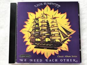 盤質A / Leo's Sunshipp / We Need Each Other「Give Me The Sunshine」,Tavares, Al Johnson 名曲「I'm Back For More」カバー収録 