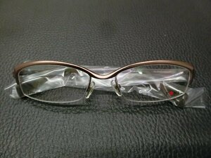 Неиспользованные Masenaga Glasses Co., Ltd. Toki Glasses Glasses Тип рамы: Половина обода Размер: 53 □ 18-140 Материал: Титановый модель: TK-5002-23 Управление № 37678