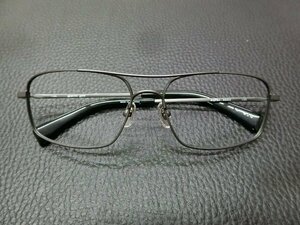未使用 増永眼鏡 masunaga sports flex 眼鏡 メガネフレーム 種別: フルリム サイズ: 57□14-135 材質: チタン 型式: R663 管理No.37688
