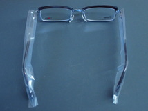 未使用 増永眼鏡 TOKI 眼鏡 メガネフレーム 種別:スクエア フルリム サイズ:49□18-135 材質:チタニウム/セル 型式: ma-3202 管理No.10778_画像4