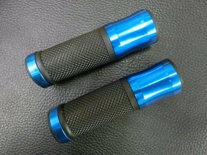  unused custom grip bar ends less left right set penetrate blue total length : approximately 120mm inside diameter : right - approximately 22φ left - approximately 20φ control No.37841