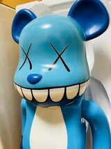 入手困難 箱あり 美品 BE@RBRICK 1000% KAWS CHOMPERS a-nation 3500体限定品 ベアブリック カウズ Original Fake COMPANION_画像3