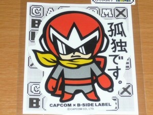 ◆ロックマン ステッカー◆ブルース 孤独です◆B-SIDE LABEL◆カプコン◆