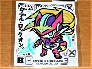 ◆ロックマン ステッカー◆ダブルロックオン◆B-SIDE LABEL◆カプコン◆