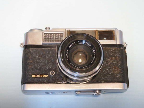 【日本製　ジャンク】ヤシカ　YASHICA　カメラ　レンジファインダー　minister　部品取り