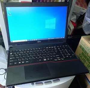 札幌店 富士通 ノートパソコン LIFEBOOK A574/HX CPU：Corei3-4000M メモリ4GB SSD120GB win10Pro 中古