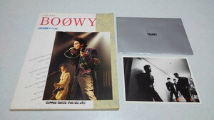 ▲　BOOWY ベスト　バンドスコア 楽譜　＋　LAST GIGS フォト 写真　♪　ボウイ　氷室京介　布袋寅泰　※管理番号 pa1759