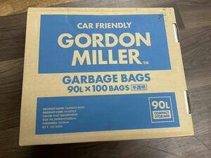 GORDON MILLER Gordon зеркало мусорный пакет 90L×100 листов размер 900mm×1000mm половина прозрачный модель ②