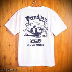 PANDIESTA パンディエスタ ドライメッシュTシャツ ホワイト【Mサイズ】551865 吸汗速乾 半袖Tシャツ パンダ