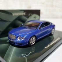 1/43 ミニチャンプス/Bentley Continental GT Blue metallic/ベントレー コンチネンタルGT ブルーメタリック_画像4