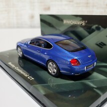 1/43 ミニチャンプス/Bentley Continental GT Blue metallic/ベントレー コンチネンタルGT ブルーメタリック_画像5