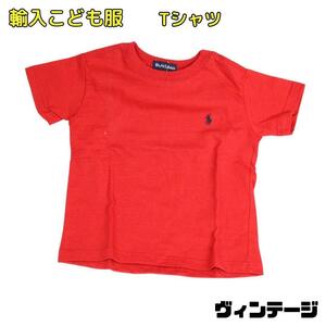 こども服 半袖 Tシャツ　RALPH LAUREN 18-24m レッド