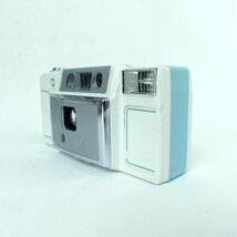 MINOLTA ミノルタ af-e クレージュ courreges ブルー×ホワイト フィルムカメラ コンパクトカメラ 通電ＯＫ 現状品 USED /2307C_画像3