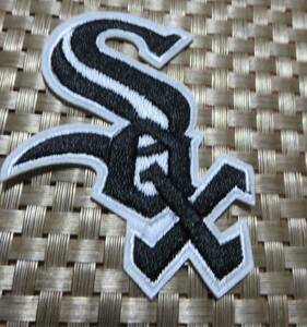 黒白WS新品シカゴ・ホワイトソックス Chicago White Sox 野球■ベースボール 刺繍ワッペン　激渋クール◆野球◎アメリカ◆メジャーリーグ