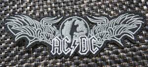 横長両翼歯車■新品☆AC/DC オーストラリア ヘビーメタルバンド 刺繍ワッペン■ミュージック 音楽 楽器 仲間 ■激渋■洋服・衣類・衣服DIY