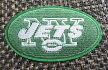 深緑◆新品NFLニューヨーク・ジェッツNew York Jets刺繍ワッペン楕円形☆アメフトUSアメリカンフットボール アメリカ サポーター■洋服DIY_画像5