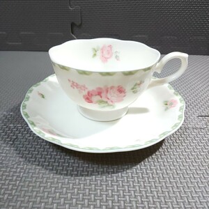  Laura Ashley [ cup & блюдце 1 покупатель ] керамика производства цветочный принт роза роза LAURA ASHLEY