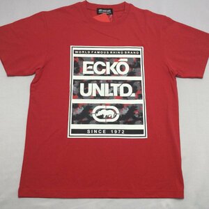 【送料無料】【新品】ecko unltd. メンズ半袖Ｔシャツ（コットン100％）　　LL　2L 　 レッド★32251