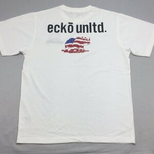 【送料無料】【新品】ecko unltd. メンズ半袖Ｔシャツ（コットン100％）　　M　 　 ホワイト★32253