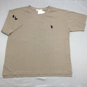 【送料無料】【新品】US.POLO.ASSN　レディース半袖Tシャツ（コットン100％）　　LL　2L　　ベージュ★02222