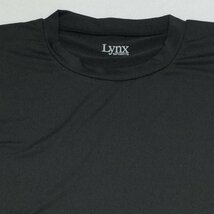 【送料無料】【新品】Lynx メンズアスリートセット(半袖シャツ＋長袖シャツ)（吸汗速乾 UVカット） 　S　 　ホワイト★31103_画像7